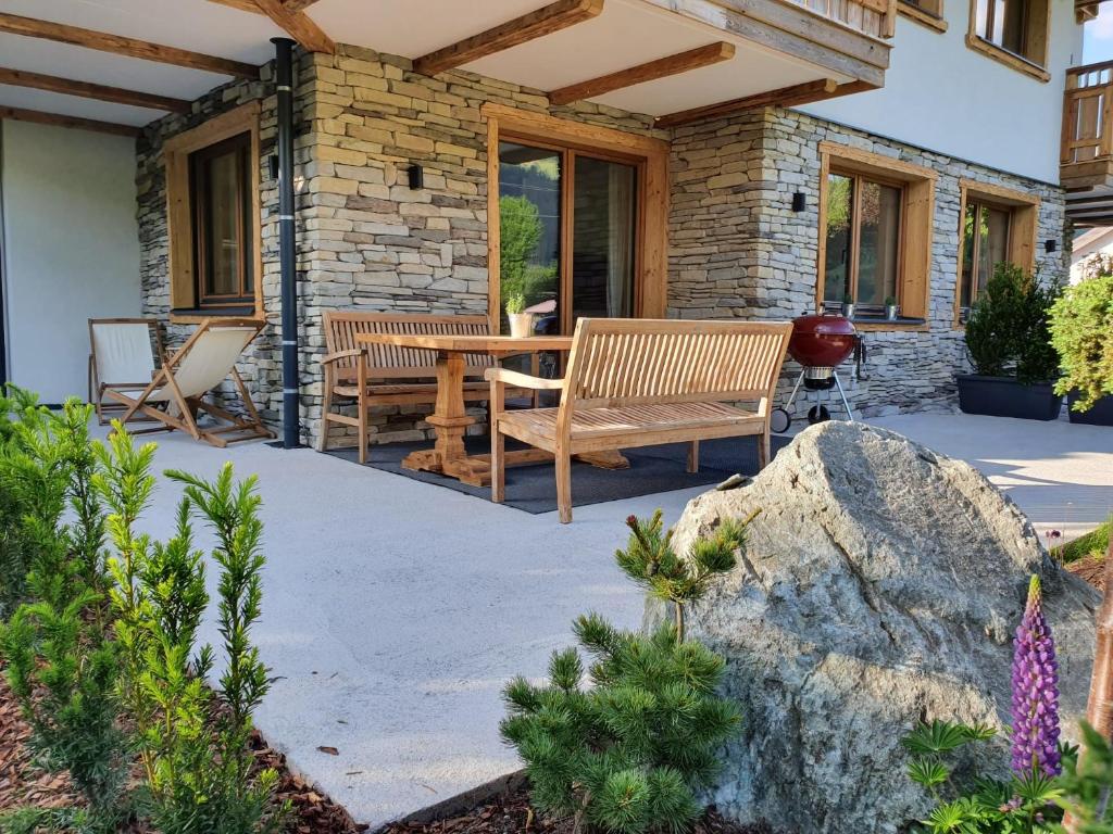 Terrasse Appartement Hochwurzen